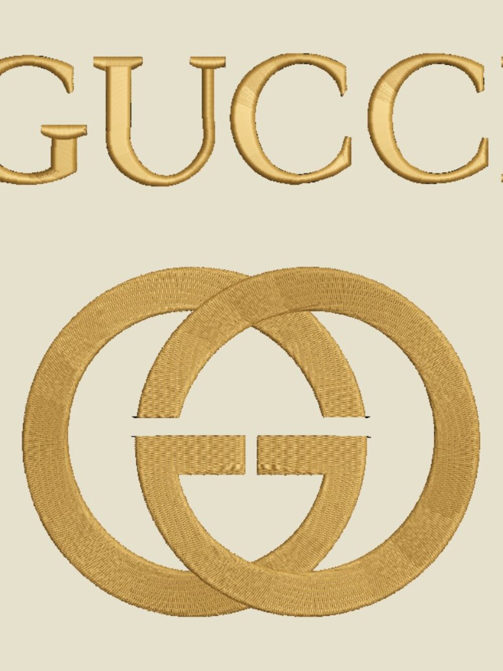 Gucci Logo HOODIE Embroidered ADULT Unisex Sweatshirt Fashion Cozy GOLD Font
